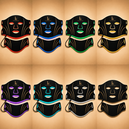 Masque LED Visage & Cou Luxexia™ – 7 Couleurs de Luminothérapie