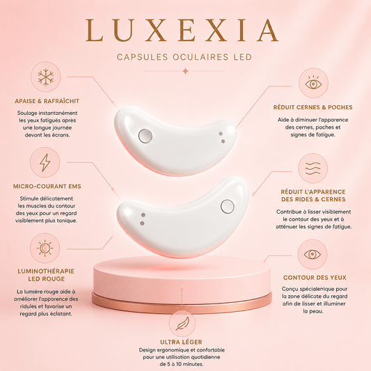 Capsules Oculaires Rafraîchissantes Luxexia – Regard Revitalisé