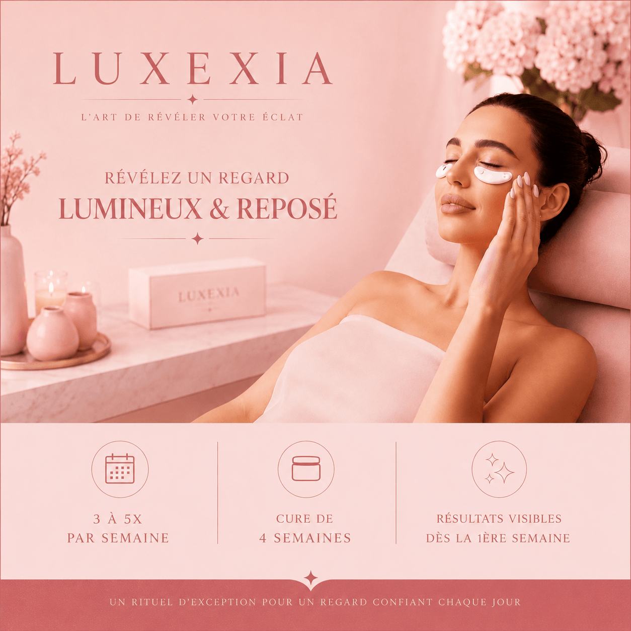 Capsules Oculaires Rafraîchissantes Luxexia – Regard Revitalisé